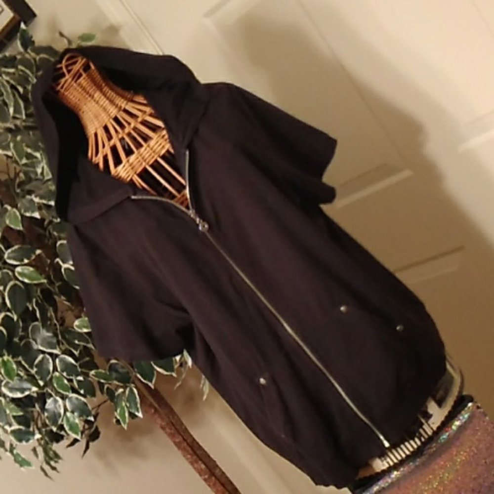 Style & Co. Sport Short Sleeve Hoodie